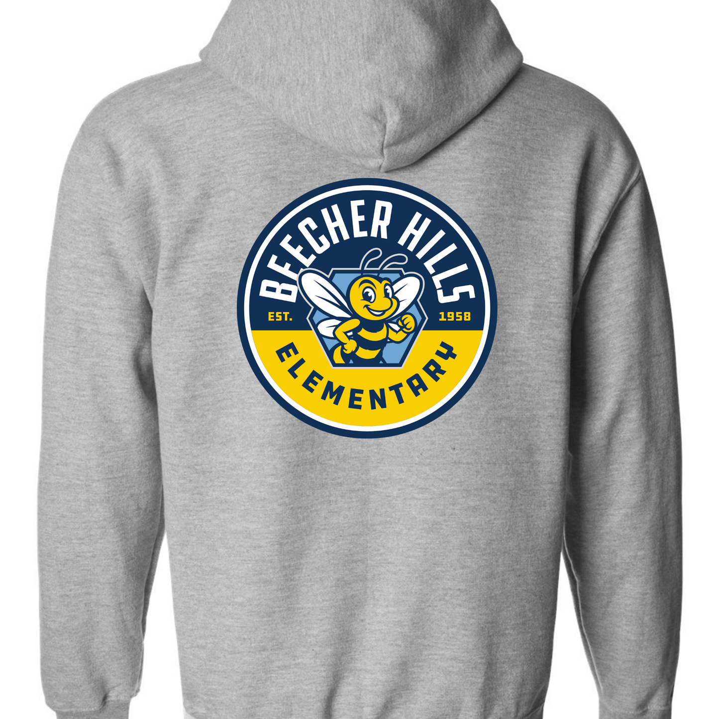 BHES Round Logo Bee Full Zip Hooded Jacket