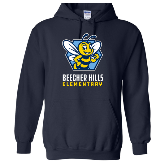 BHES Standing Hexagon Bee Hoodie
